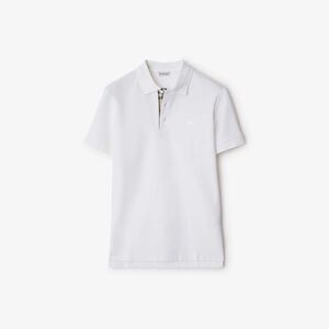 New Children Burberry Cotton white Polo Shirt, size 14